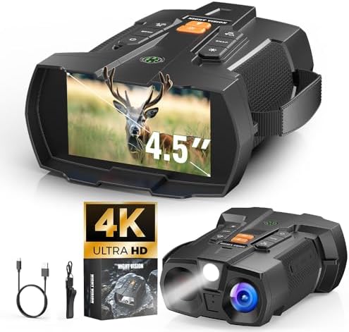 4K Night Vision Goggles for Adults: 4.5