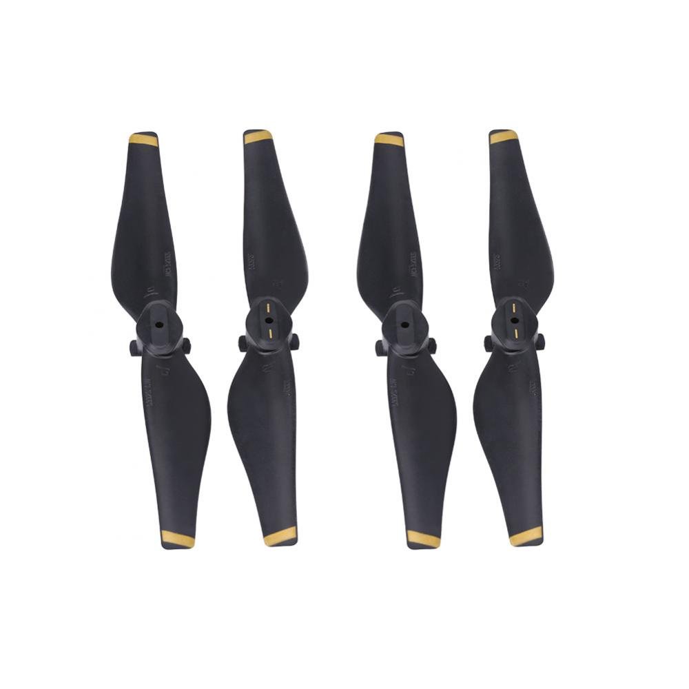 Drone Propellers, Quick Release Carbon Fiber Blades Quadcopter Propeller Set for RC Drone Enthusiasts Aerial Photography and Racing (Gold Stripe)