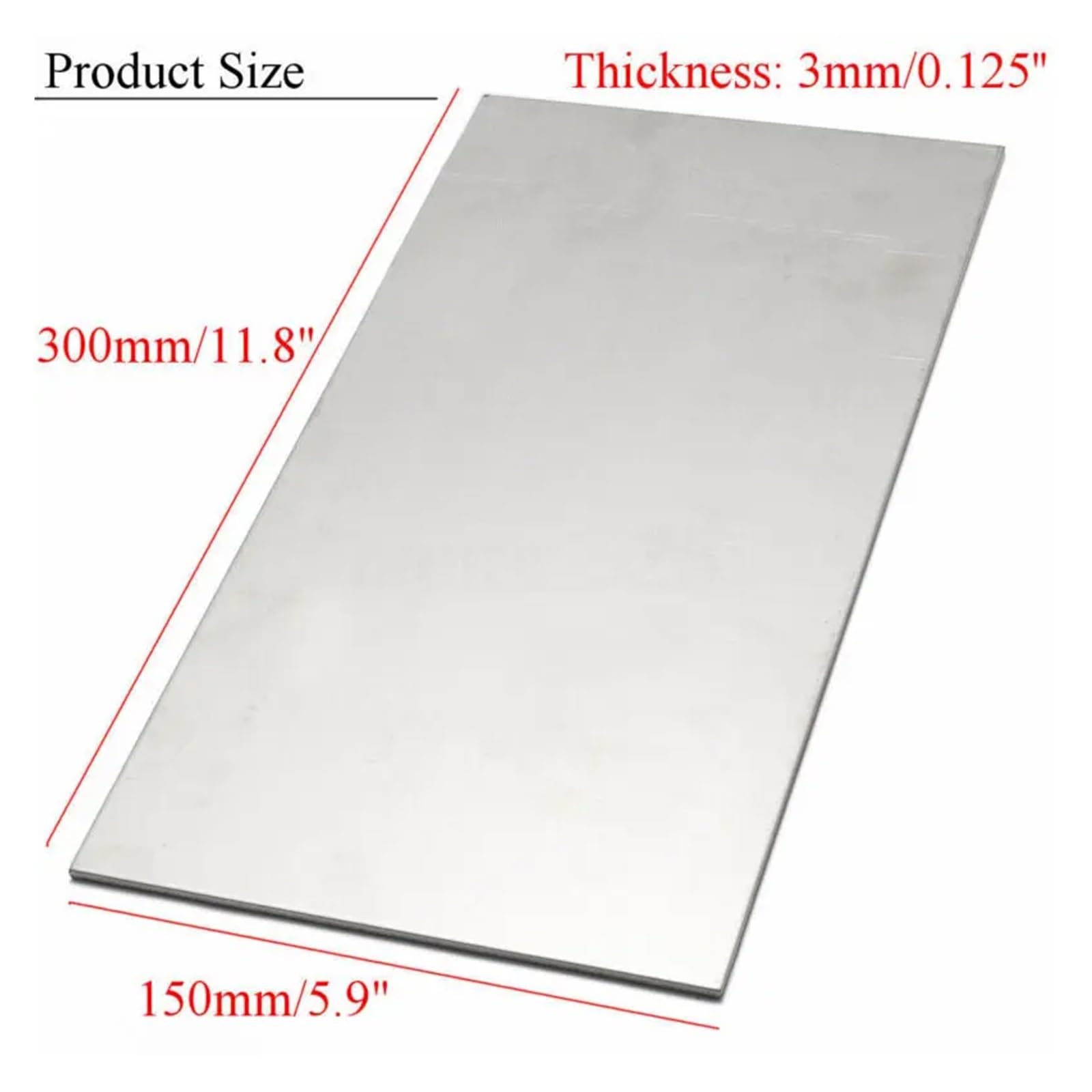1 pc Gr5 / TC4 Feuille de Titane épaisseur d'alliage Titan 2 mm / 3 mm / 4 mm Feuille de Plaque de Titane 100x100 / 150x150 (Color : Thickness 4mm, Specification : 150x150mm)