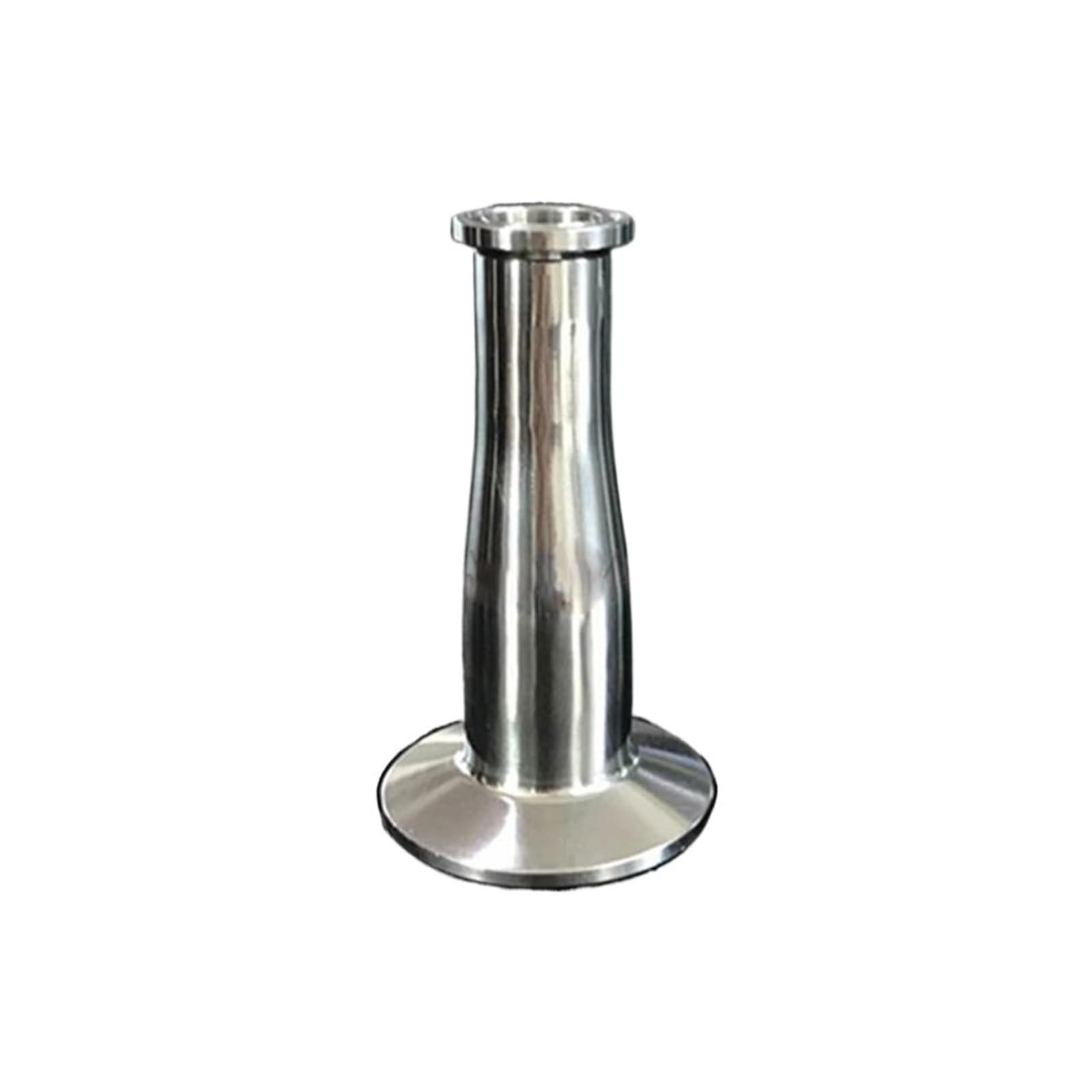 Accesorio reductor de acero inoxidable SUS 304 de 57 mm (2,25") x 32 mm (1,25") de diámetro exterior de tubería Tri-Clamp de 2,5" x Tri-Clamp de 1".