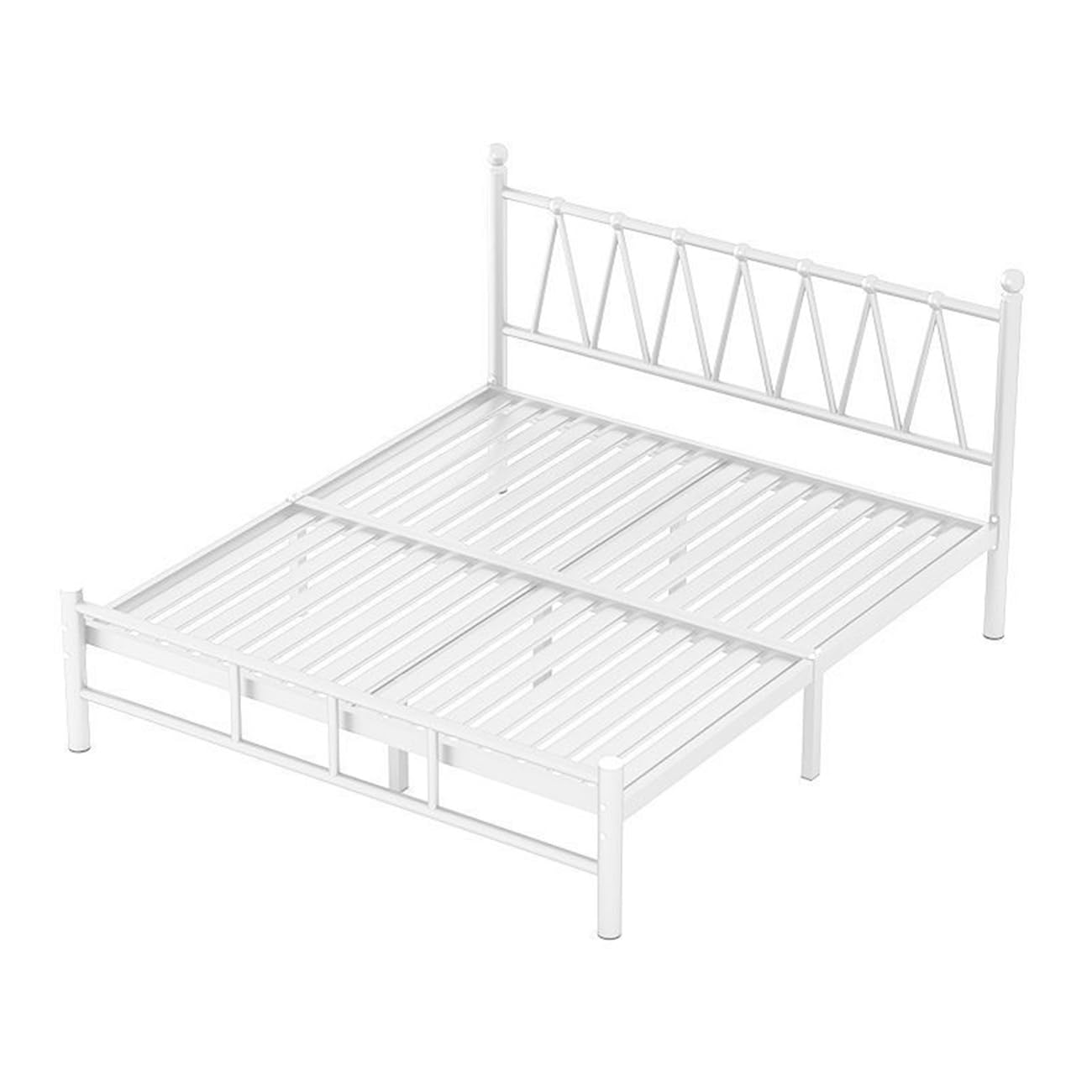 Amazon｜ベッドフレーム パイプベッド シングルベッド 耐荷重300KG 2