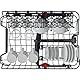 Bauknecht BSBO 3O23 PF X Integrierter Geschirrspüler/ 45 cm/ PowerClean/Hygieneprogramm/Vollwasserschutz/Sensor-Programm/Besteckschublade/Kindersicherung/Edelstahl