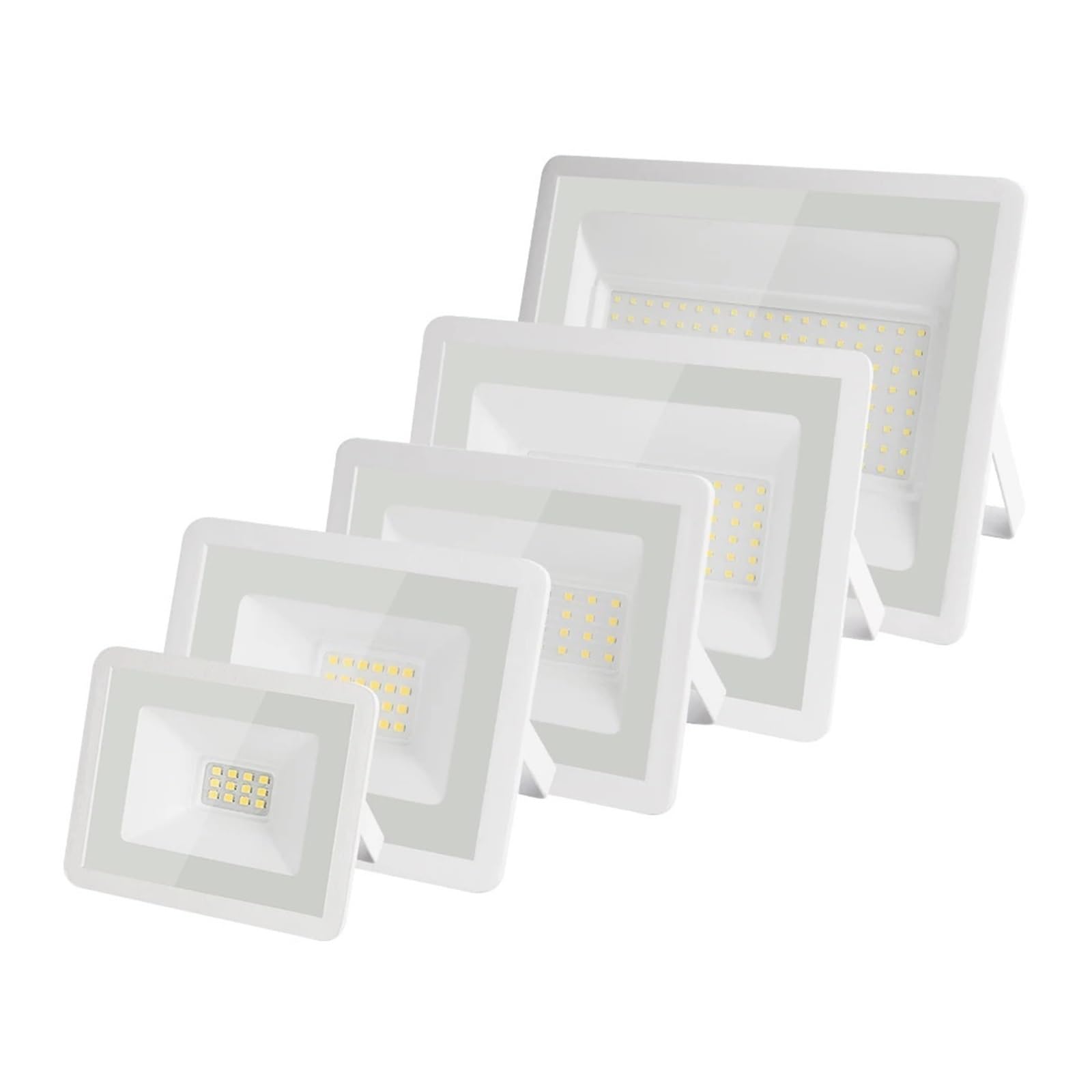 Projecteur extérieur LED étanche projecteur Blanc Multi-Puissance Garage Jardin Cour Jardin Villa Piscine Balcon éclairage(100W)