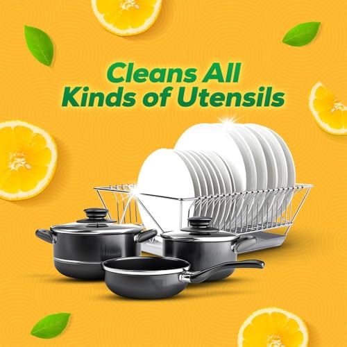 Image of Vim Fresh Lemon Fragrance Dishwash Liquid Gel 2L Refill Pack|| Leaves No Residue|| Grease Cleaner For Utensils - Liquid Kitchen Soap Super Saver Offer