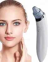 Removedor Elétrico de Cravos e Espinhas, Limpador Facial USB com 4 Cabeças, Sucção Ajustável 3 Níveis, Aparelho de Vácuo para Limpeza Profunda dos Poros, 5x4x20cm