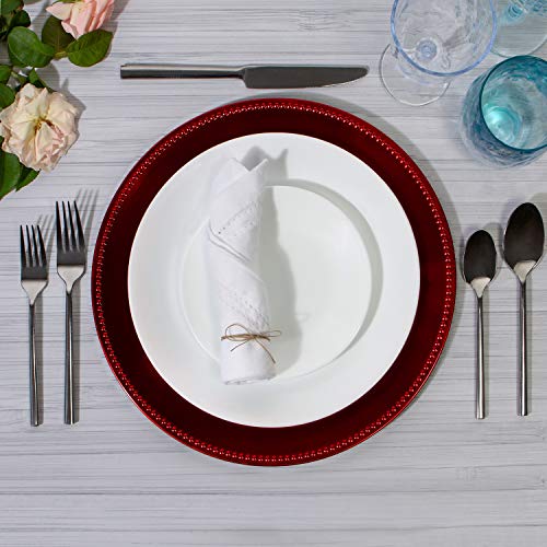 Platos decorativos Home Details 13 pulg, pack 24 miniatura 3