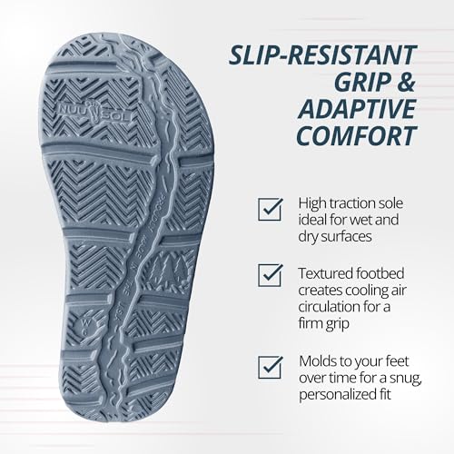 Image of NUUSOL Women Hailey Slide, Lightweight EVASOL Foam Footwear
