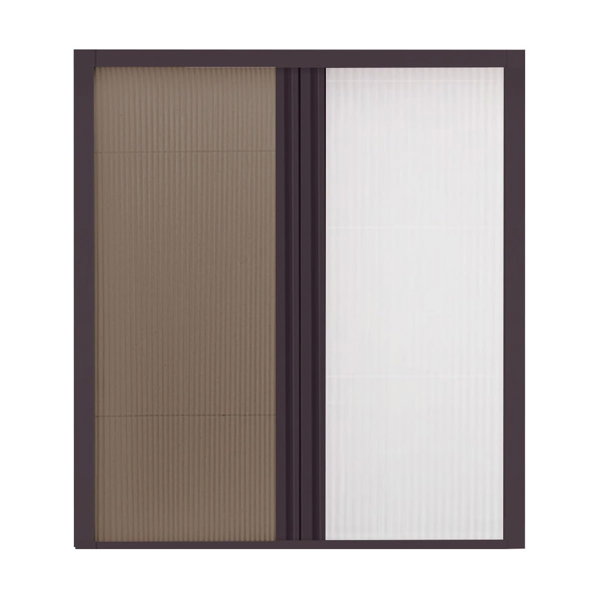 Day Night Cordless Cellular Blinds, Honeycomb Blackout Blinds, Coffee Aluminum Frame Honeycomb Blinds, Cellular Shades Sliding Left and Right for Indoor Use(Brown,120cm Wx 160cm H)