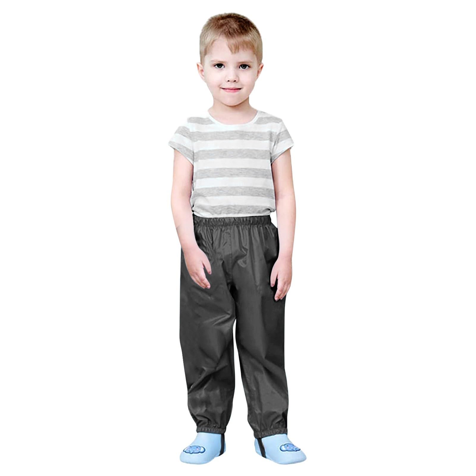 Generisch Pantalones de lluvia para niños 128 pantalones barro niños niños niño impermeable pelele y Jumphou ropa de niño