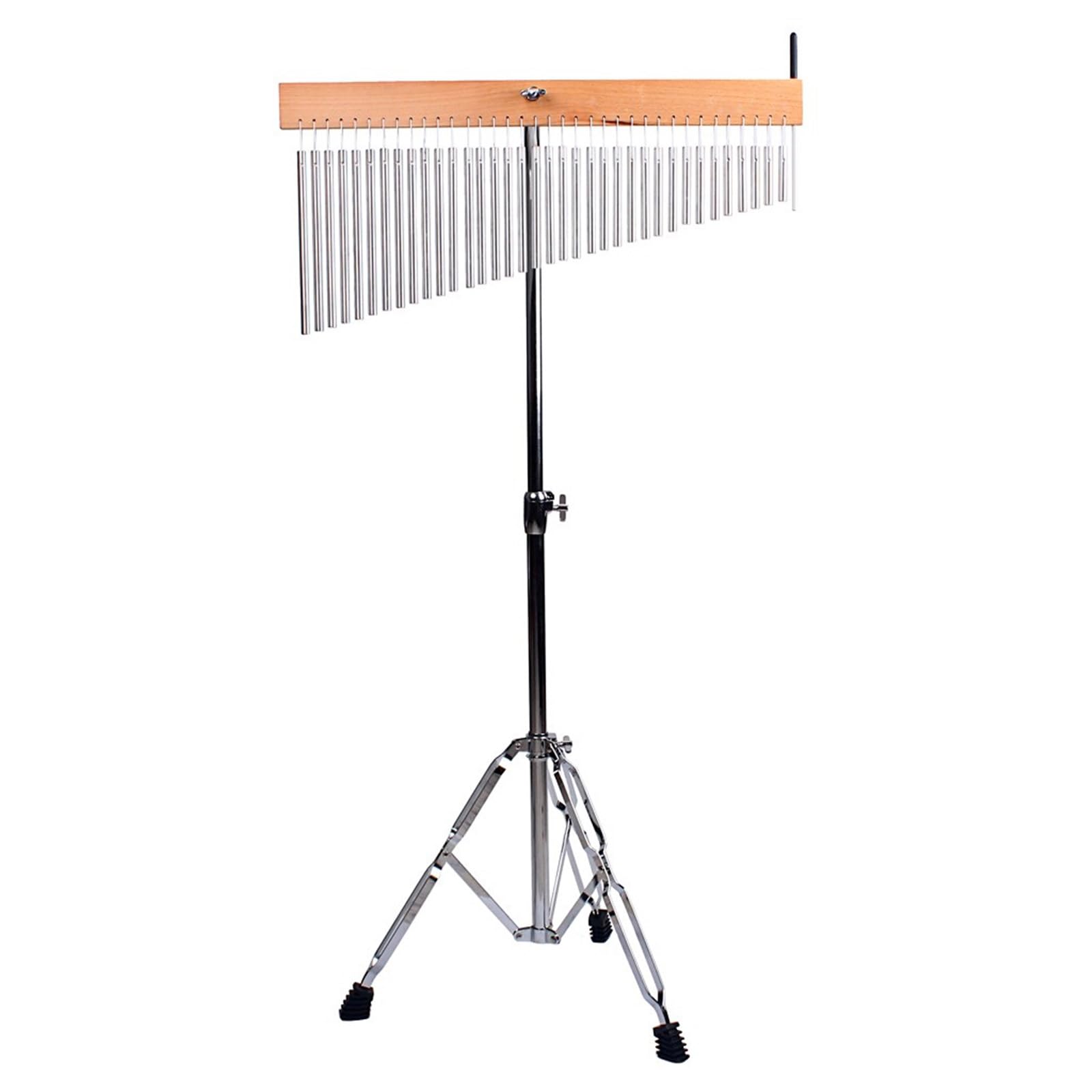 36 Tone Single Row Wind Chimes with Adjustiable Height Tripod Stand Percussion Instrument Bells for Holiday Parties Height-Adjustable Percussion Instrument for Classroom & Holiday