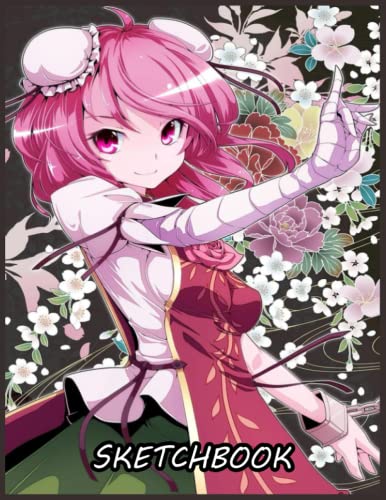 Sketch Book: Kawaii Anime girl for Drawing, Writing, Painting, Sketching or Doodling, 100 Pages, 8.5x11 (Premium Cover vol.1) image 2