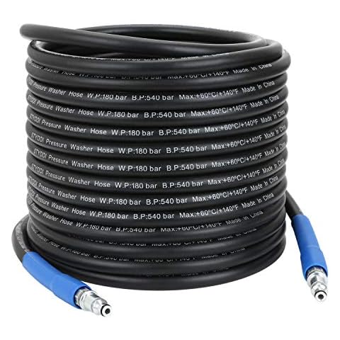 STYDDI 10M High Pressure Washer Replacement Hose for Bosch AQT Pressure Washer with Quick Connect SDS Fittings Cover