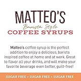Matteo's Sugar Free Coffee Flavoring Syrup, Salted Caramel, Delicious Coffee Syrup, 0 Calorie, 0 Sugar Coffee Syrups, Keto Friendly, 25.4 Oz, 1-Pack - Image 8