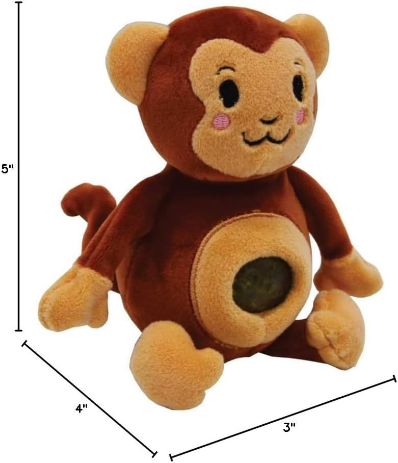 Streamline Imagined Squeezable Plush - Bamboo | Stress Relief Toy | Squishy Fidget Toy | Gel Ball Plush for Kids & Adults |