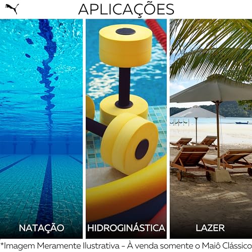 MAIÔ CLASSICO PUMA| Maiô Clássico Proteção UV50+ Feminino Adulto | Marinho | G