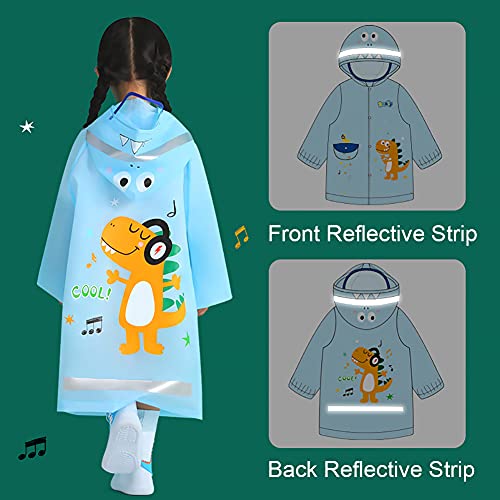 Lazeny Impermeabile Bambini Poncho Pioggia con