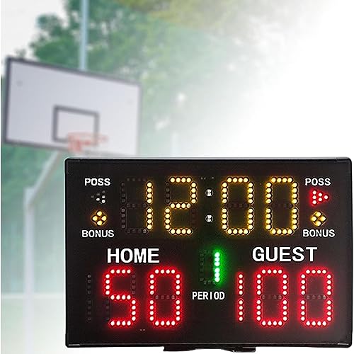 XAWSOP LED Digital Scoreboard, 11 Digit Portable Score Keeper, Built
