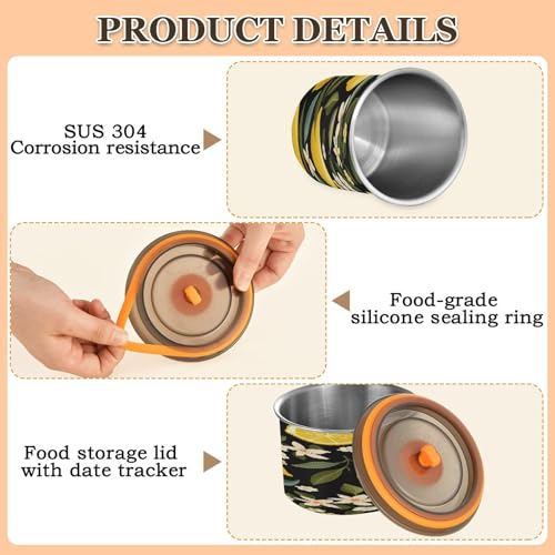 Contenedor para café hermético de acero inoxidable 500ml miniatura 4