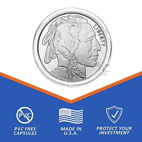 Tubo para monedas con 20 cápsulas H39 para rondas de plata de 1 oz miniatura 4