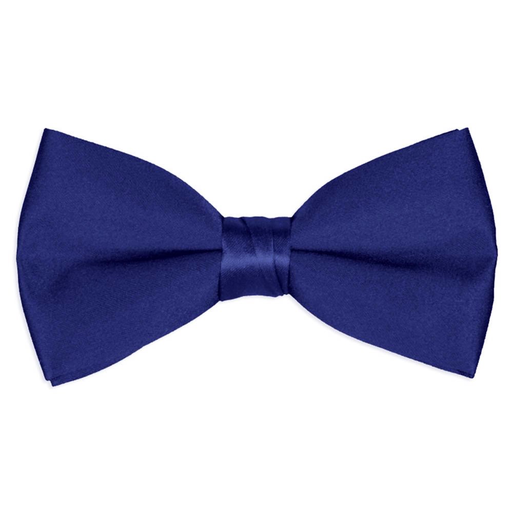 Boys Bow Tie Wholesale 12 Pack Children Chorus Pre-Tied Bowties Kids Tuxedo Solid Ties (Navy)
