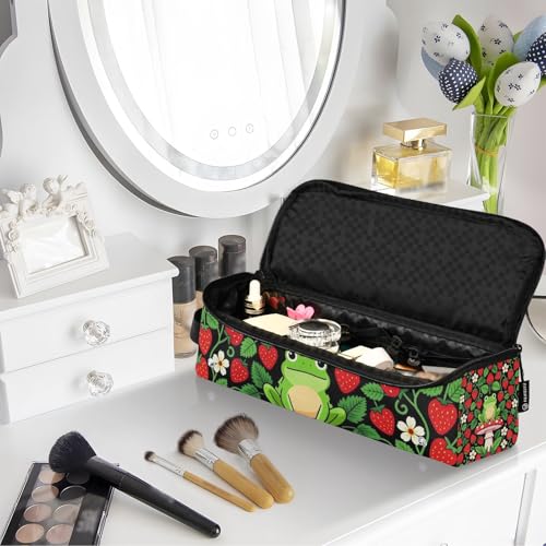 Bolsa de viaje para herramientas de cabello y tapete resistente al calor portátil para plancha, rizador y secador miniatura 7