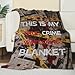 Zeleda True Crime Blanket,Gifts for Mystery Lovers and Horror Movie Fans,Lightweight Flannel Throw Blankets,Blood Splatter and Newspaper Collage Throws Home Decor,for Couch Living Room,60x50inch