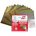 Oracal 651 Metallic Pack - Adhesive Craft Vinyl for Cricut, Silhouette, Cameo, Craft Cutters, Printers, and Decals - 12" x 12" - (12) Sheets - Gloss Finish - Outdoor and Permanent