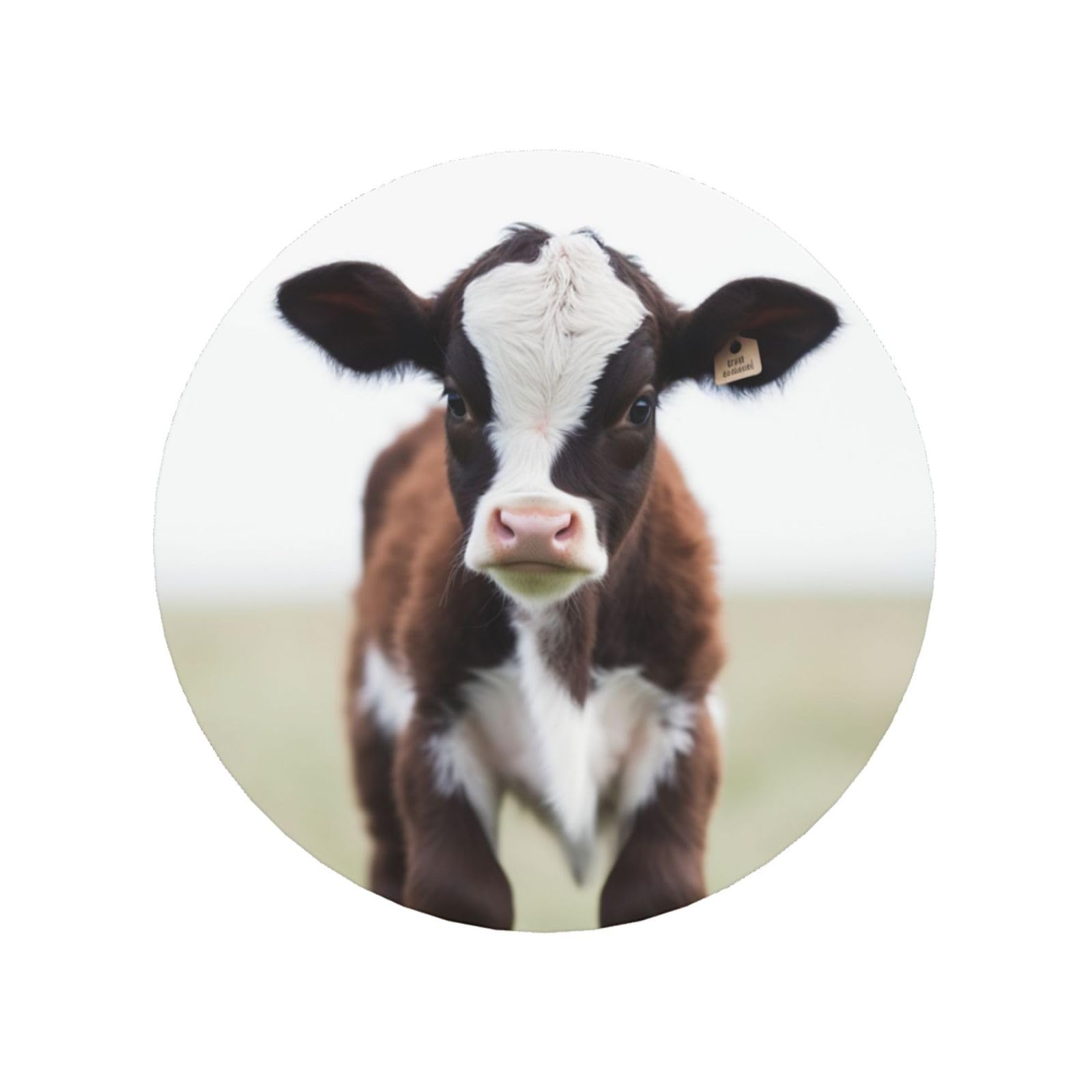 Fodpand Round Shape Cow Fridge Magnets, Strong Small Refrigerator Magnets Decorative Magnets For Kitchen Fridge Office Locker - Funny Magnetic Stickers Birthday Gifts