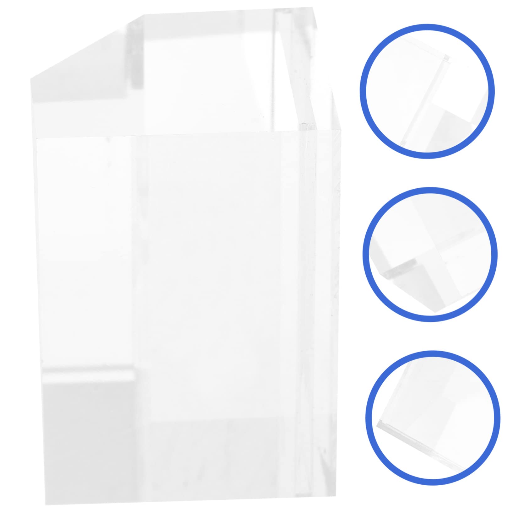 SOLUSTRE Acrylic Table Number Holder Blank Wedding Sign Diy Reusable Seat Tag Wedding Reception Sign