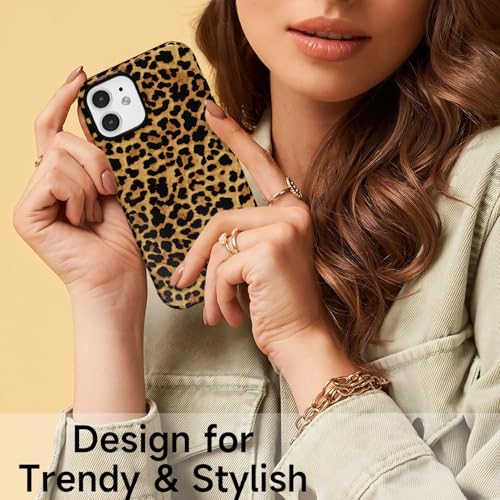 Coque imprimée guépard compatible avec iPhone 11 luxe