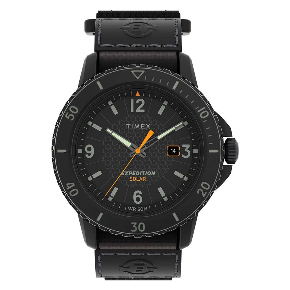 Timex Expedition Gallatin Solar Men's 44 mm Watch Black