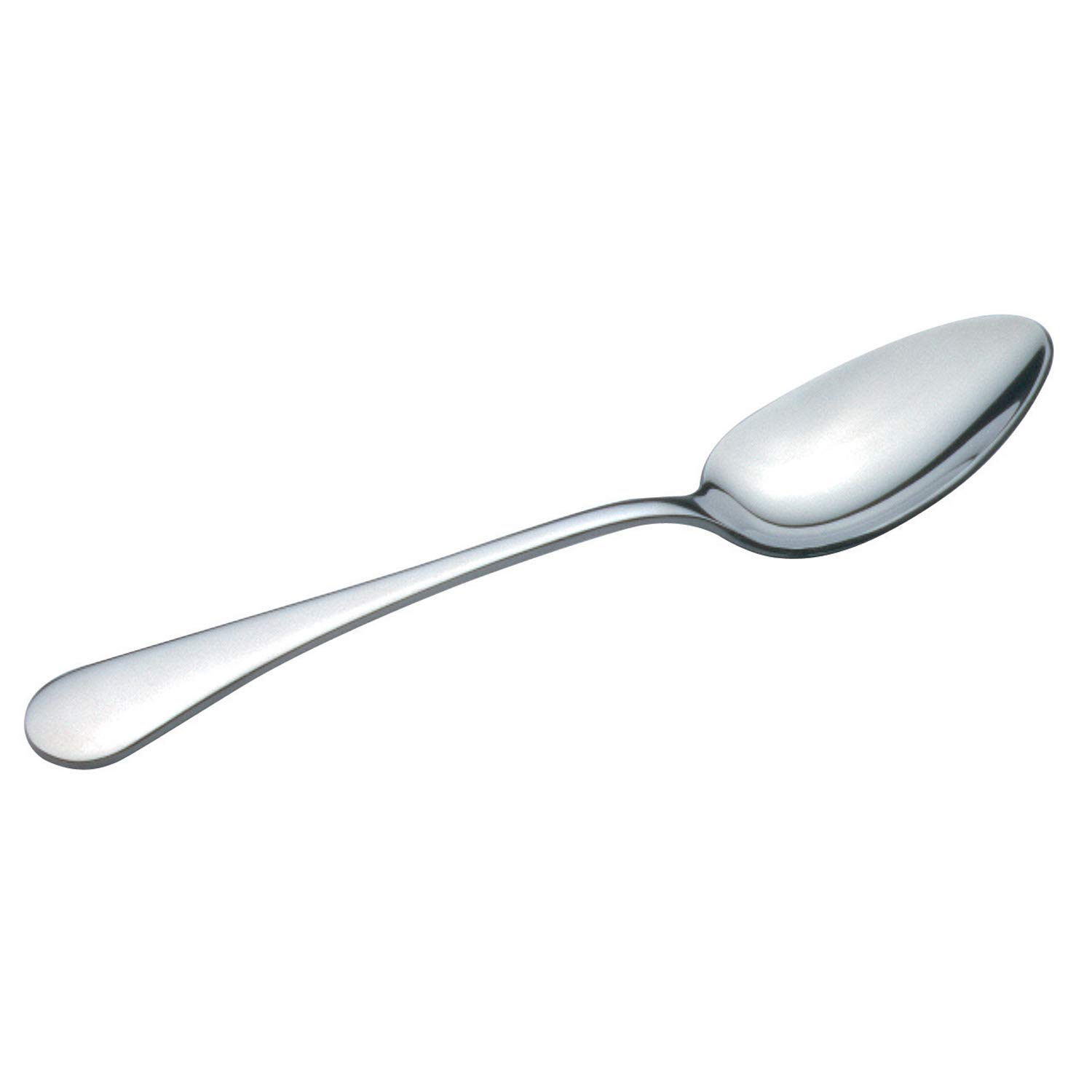 PIAZZA Confezione da 12 Cucchiai da Frutta in Acciaio Inox - Linea Roma - Lunghezza 18 cm