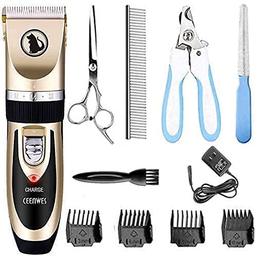 See full amazon price history chart for DeReliable Professional Automatic Rechargeable Hair Trimmer for Dog and Cat, Battery Powered, Multic DeReliable Professional Automatic Rechargeable Hair Trimmer for Dog and Cat, Battery Powered, Multic (B09D8J11L1) Amazon Price History, Amazon Price Tracker