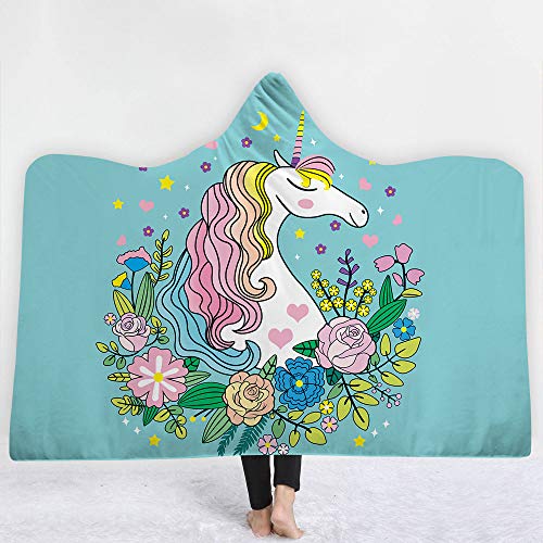 Couverture cadeaux pour adultes et enfants, plaid licorne douillet