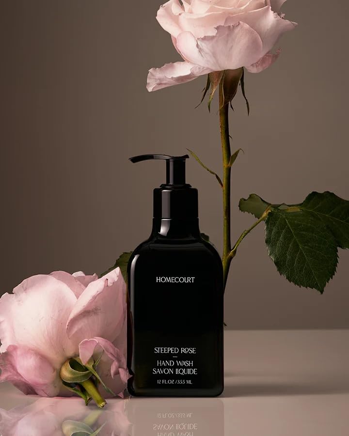 Homecourt Hand Wash Gently Cleanses & Hydrates Removes Dirt & Debris Without Irritating Skin Clean Formula Steeped Rose 12 fl oz