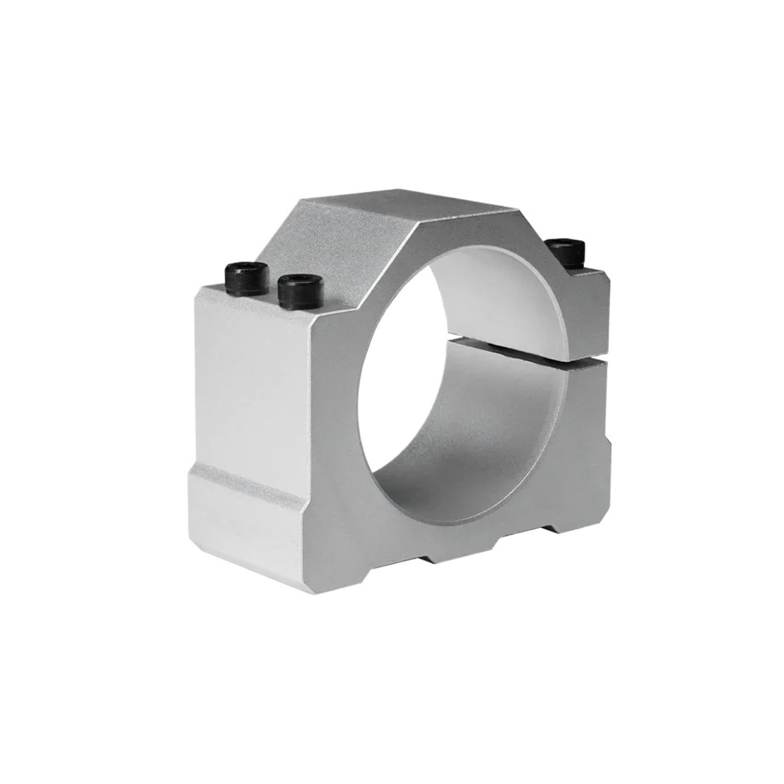 Duravik 125Mm With 4 Holes Spindle Clamp Mounting Bracket 52Mm 55Mm 65Mm 80Mm 100Mm 105Mm 125Mm Aluminum Spindle Clamp Motor Bracket With Screw For Cnc Spindle Motor(125Mm With 4 Holes)