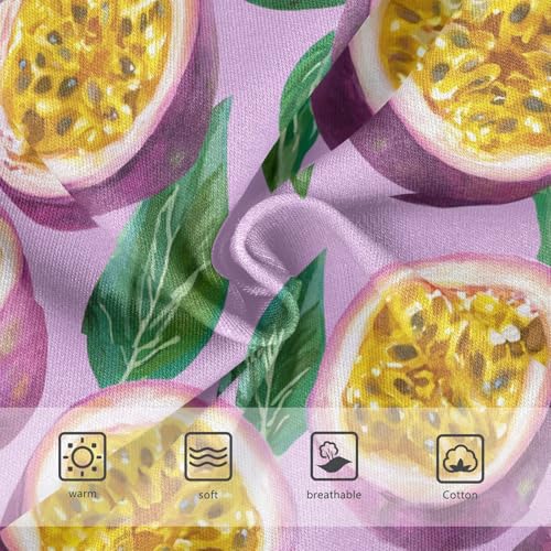 Wusikd Passionfruit Girls' Underwear Cotton Purple Girls Briefs Soft Toddler Underwear 2T3