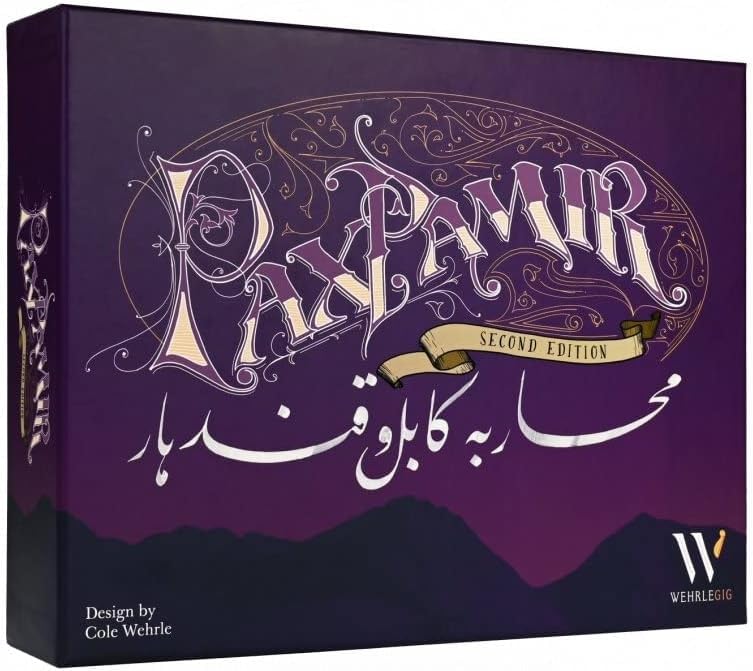 2Tomatoes Games | Pax Pamir | Board Game | Territory Conquest | Reach Your Goals and Forge Afghanistan's Fate | 1-5 Players | Spanish and French | Theme: Historical, Locations