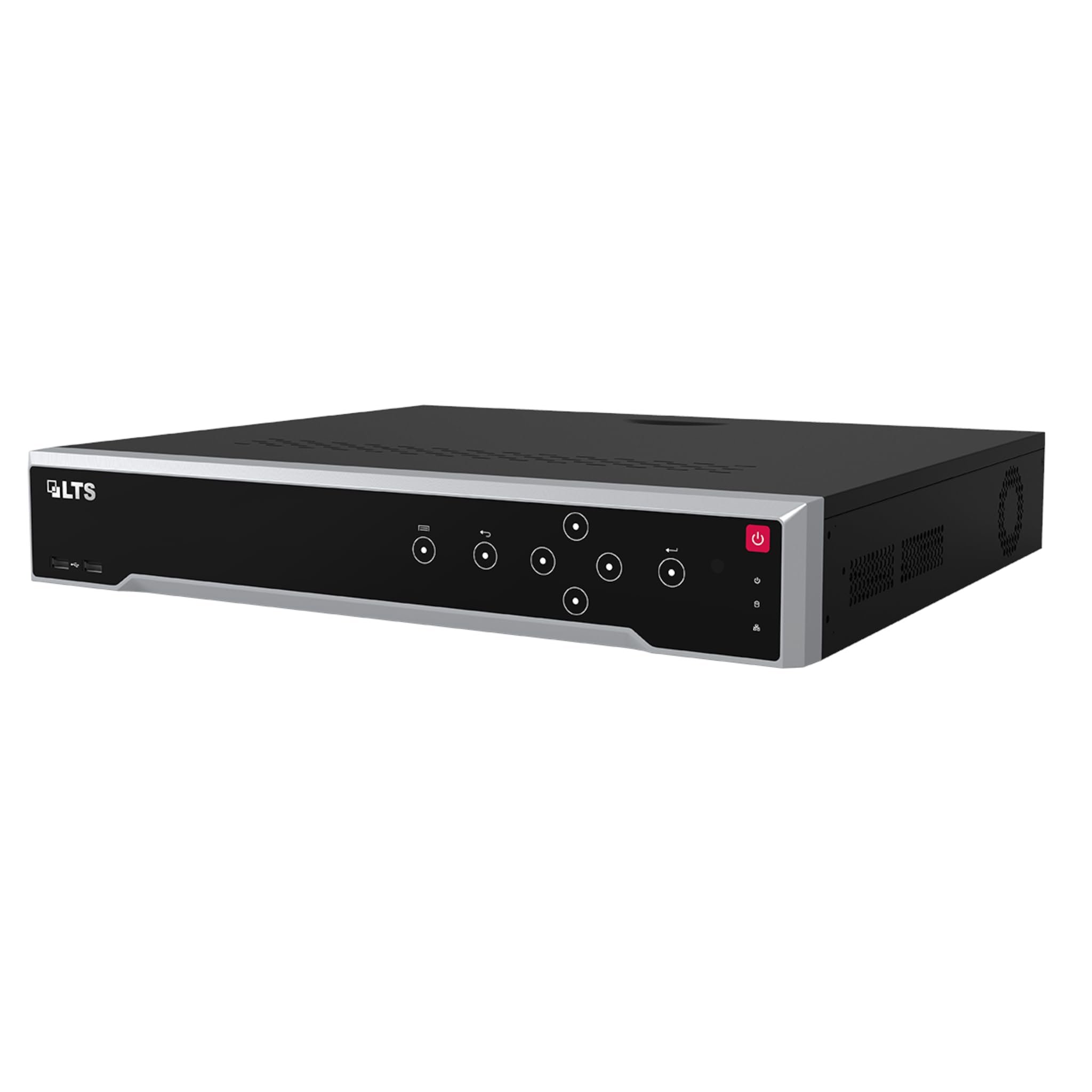 LTS Platinum 32 Channel 4K NVR: 160Mbps, 1.5U, up to 12MP, VGA/HDMI, 4x SATA, eSATA, H.265-Ready, 3yr