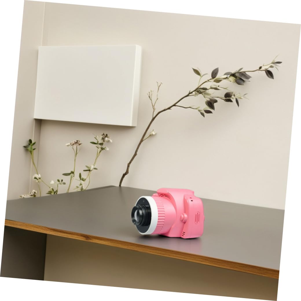 TOYANDONA Cámara Infantil con Proyector: Cámara de Vídeo de Plástico con Grabación de Música - Incluye Cable USB, Tarjeta de Memoria Y Correa Niños Y Niñas para Viajes, Acampadas