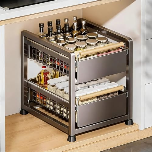 �V���N�����b�N ���[ �X���C�h ��e�� �����o�� 2�i/3�i �L�b�`�����[ �V���N�����[���b�N ���������[���b�N �䏊���[ ��e�� �g�ݗ��ĕs�v �ȃX�y�[�X �h�� �h�K �h�� (�e�D�F, 29*39*48CM)