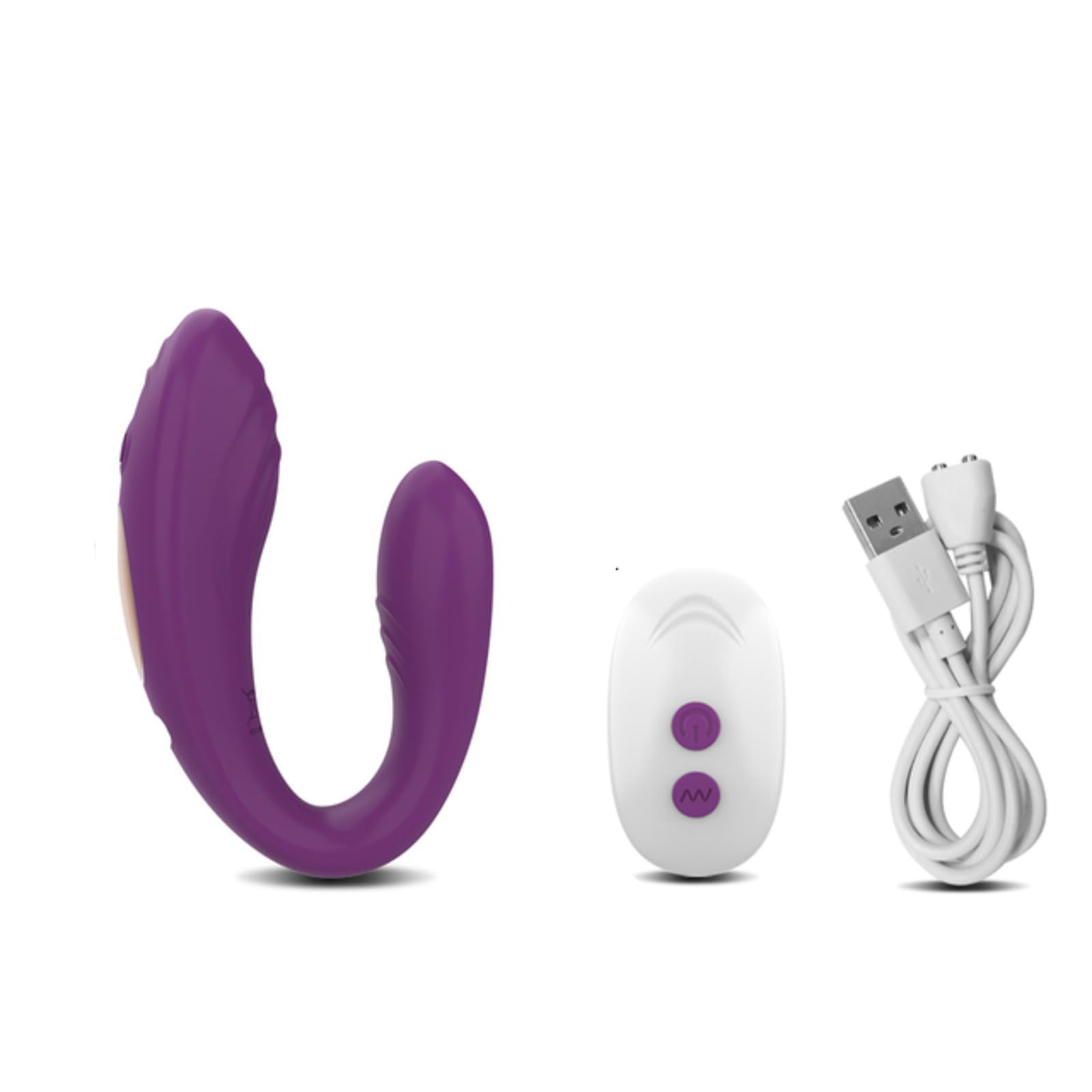 Vibrador Consolador con Control remoto inalámbrico, vibrador con motores duales, forma de U, clítoris, juguetes sexuales usables, Para, mujeres, parejas, adultos