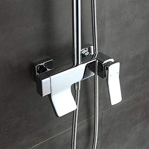 Système de douche douchette carrée à main et robinet