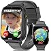 MOONKIDS 4G Orologio Smartwatch Bambini, Smartwatch con Sim, Fotocamera Torcia Sveglia Audiolibri, Orologio Intelligente per Ragazza e Ragazzo (Nero 4G)