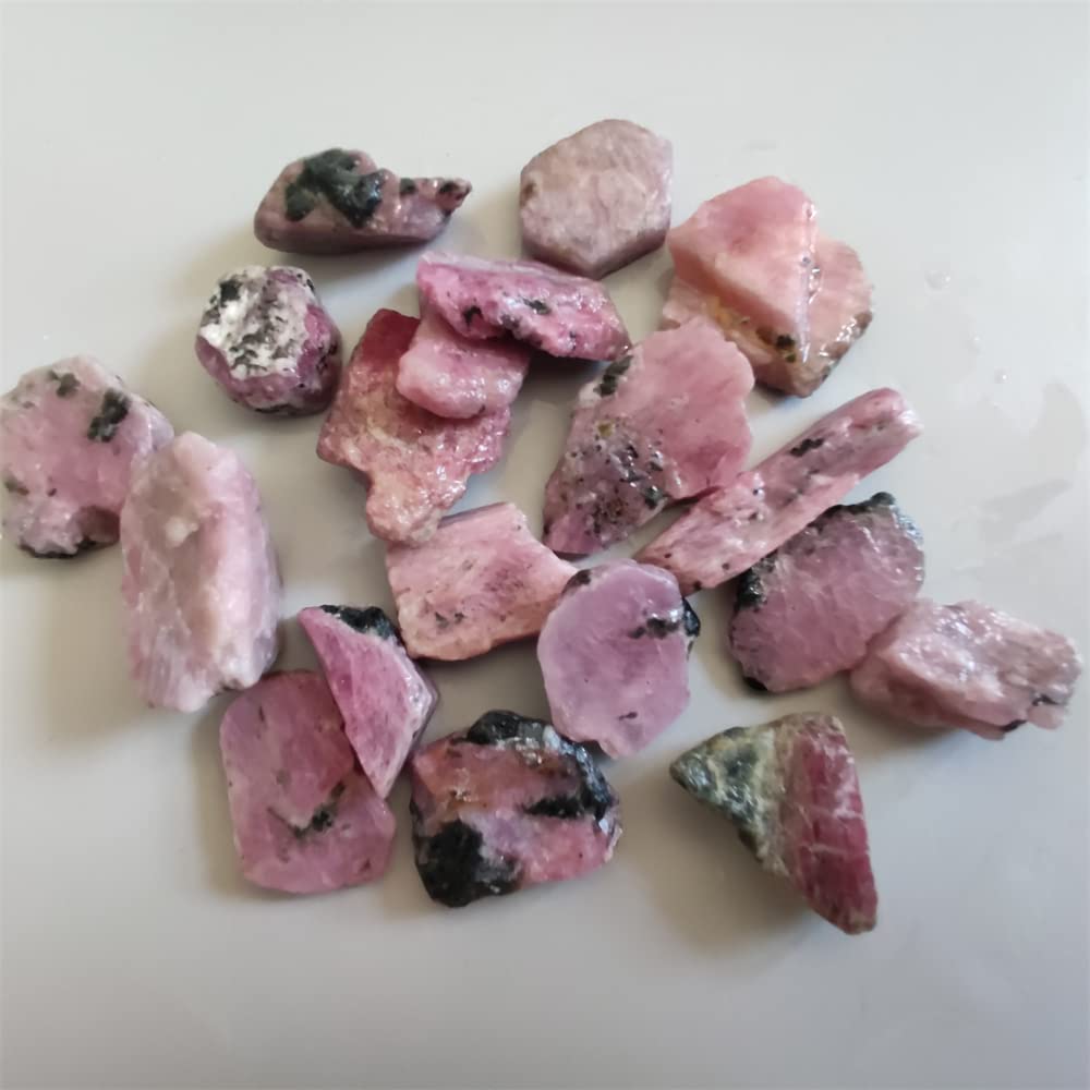 Amazon.com: 5-20mm Natural Gems Rare Corundum Real Ruby for Making
