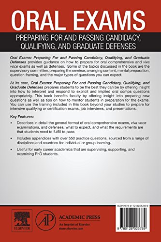 Oral Exams: Preparing For and Passing Candidacy, Qualifying, and Graduate Defenses - Image 2