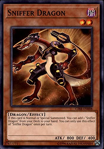 2017 Yu-Gi-Oh Circuit Break 1st Edition #CIBREN008 Sniffer Dragon C