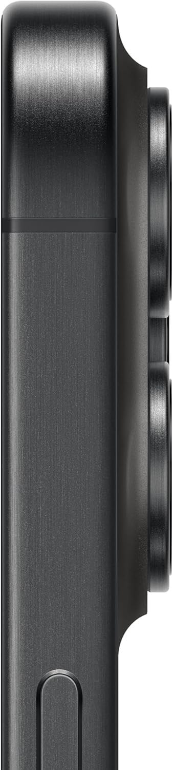 Apple iPhone 15 Pro Max, 256GB, Black Titanium - Unlocked (Renewed)