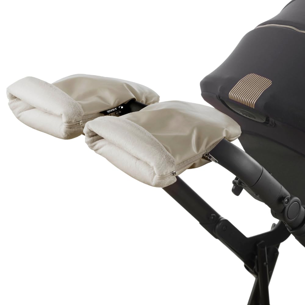 Jané Manopole Passeggino Invernali, Universali con Zip, Interno in Pile, Protezione Freddo e Vento