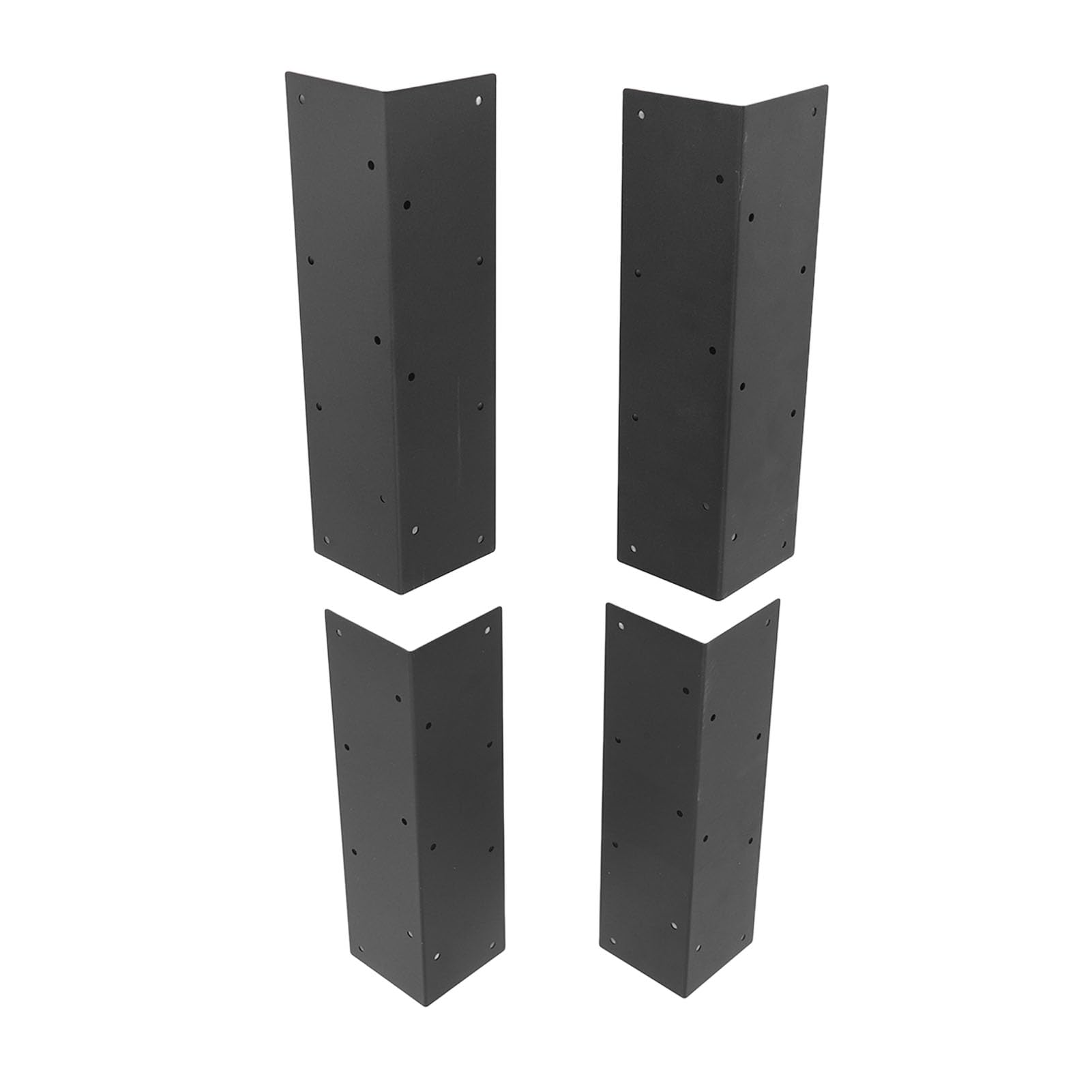 Set 4 Pezzi Staffe Angolari in Acciaio per Orto Rialzato – Supporti Metallici Robusti per Letti da Giardino 2024 Pollici con Design a Incasso